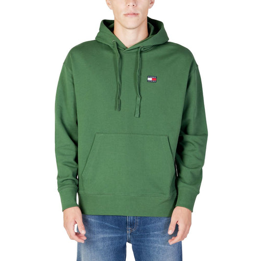 Зелений бавовняний светр Tommy Hilfiger Jeans