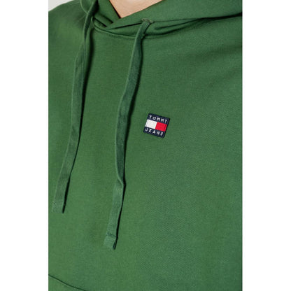 Зелений бавовняний светр Tommy Hilfiger Jeans