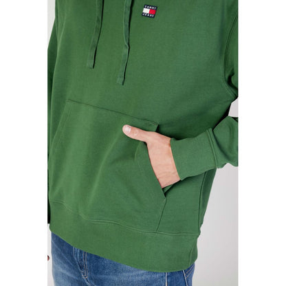 Зелений бавовняний светр Tommy Hilfiger Jeans