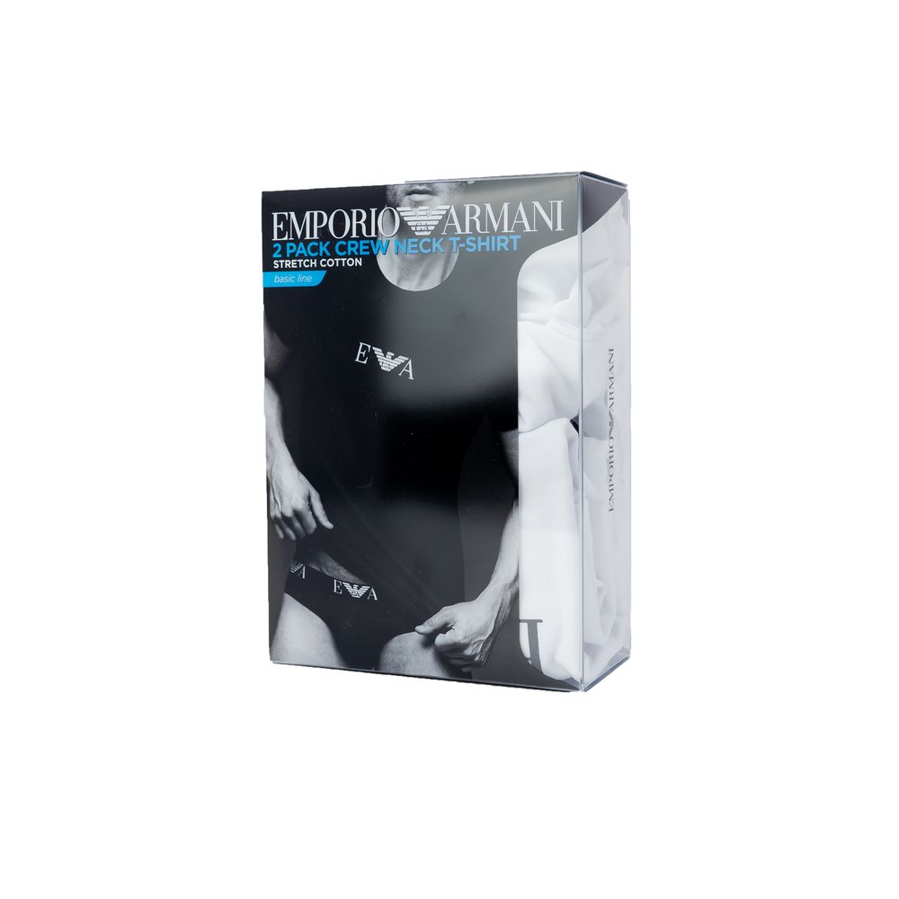 Біла бавовняна футболка Emporio Armani Underwear