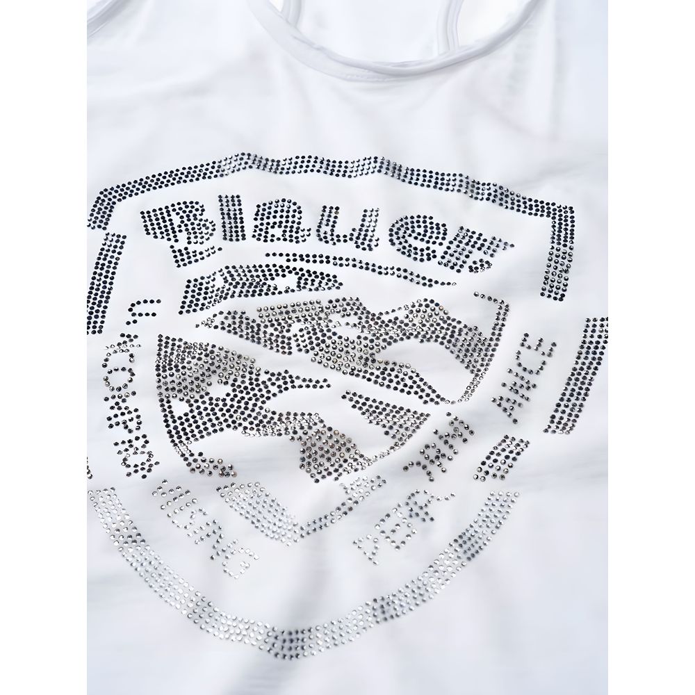 Білі бавовняні топи та футболка Blauer