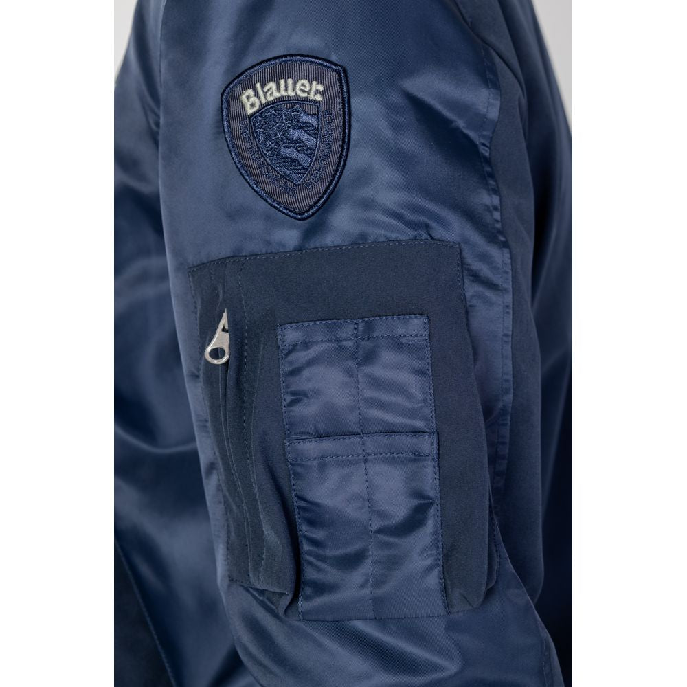 Синя поліамідова куртка Blauer