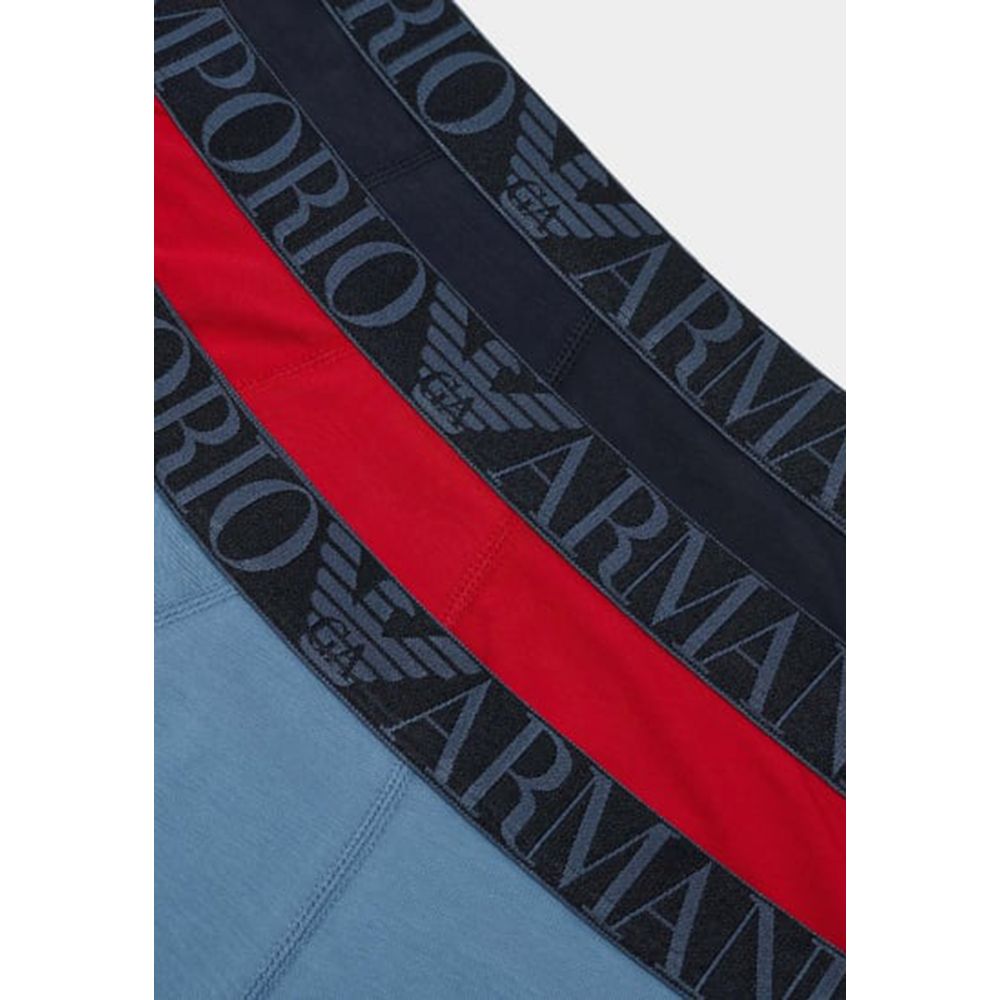 Нижня білизна Emporio Armani Синя бавовняна білизна