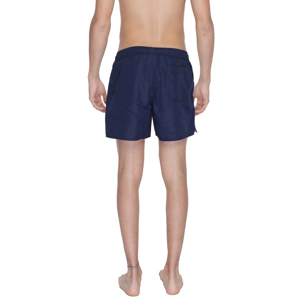 Emporio Armani Underwear Сині купальники з поліестеру