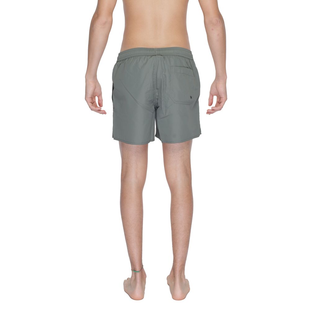 Emporio Armani Underwear Зелені купальники з поліестеру