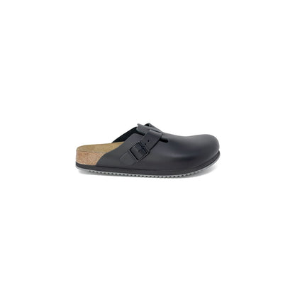 Чорні шкіряні сандалі Birkenstock