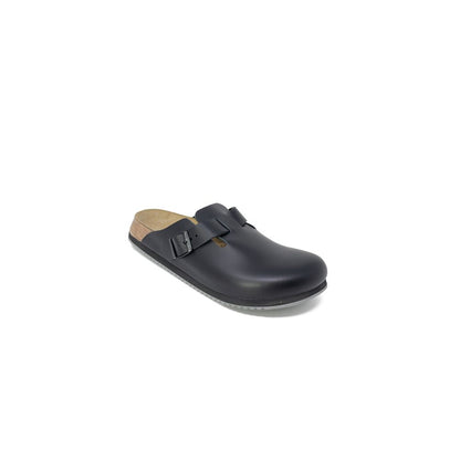 Чорні шкіряні сандалі Birkenstock