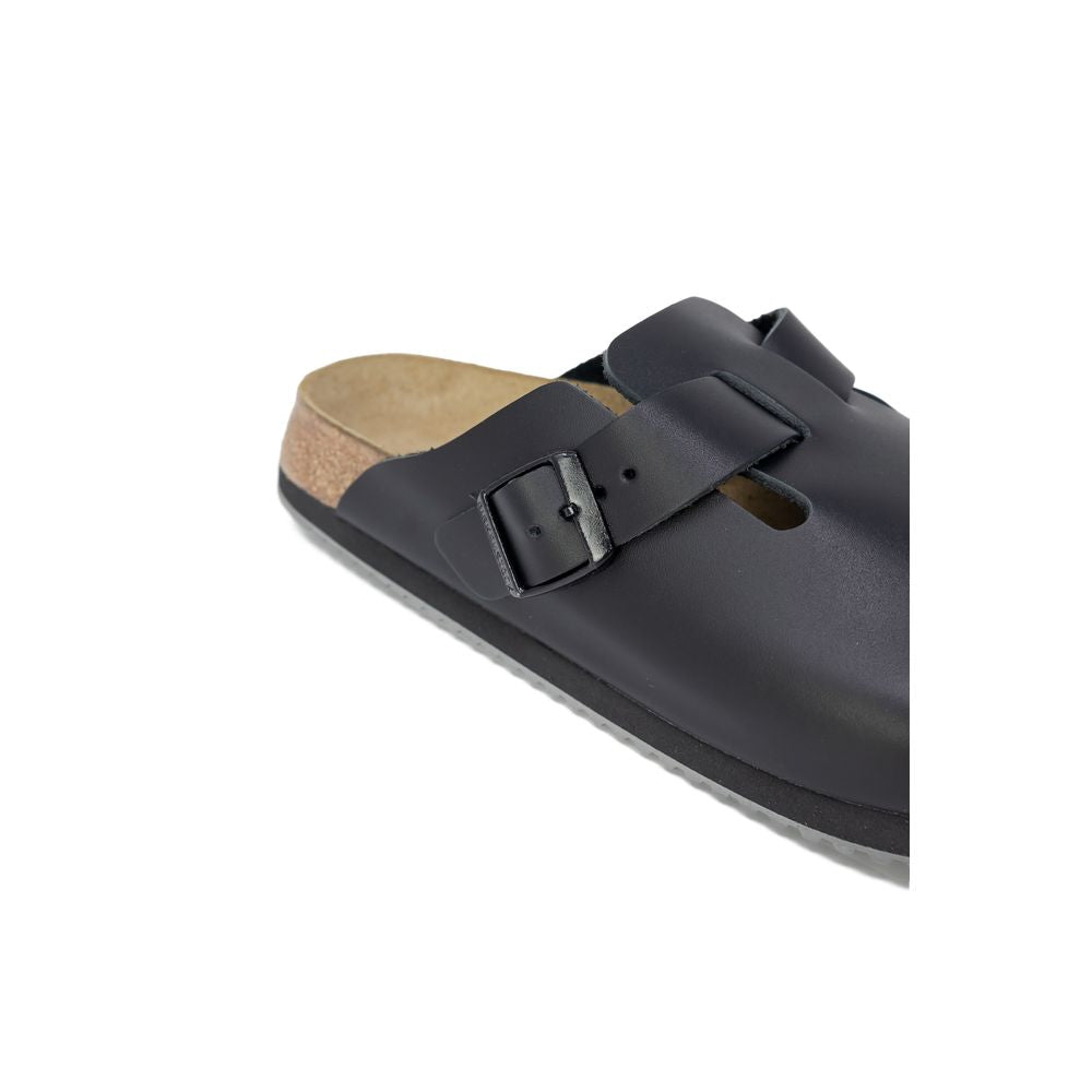 Чорні шкіряні сандалі Birkenstock