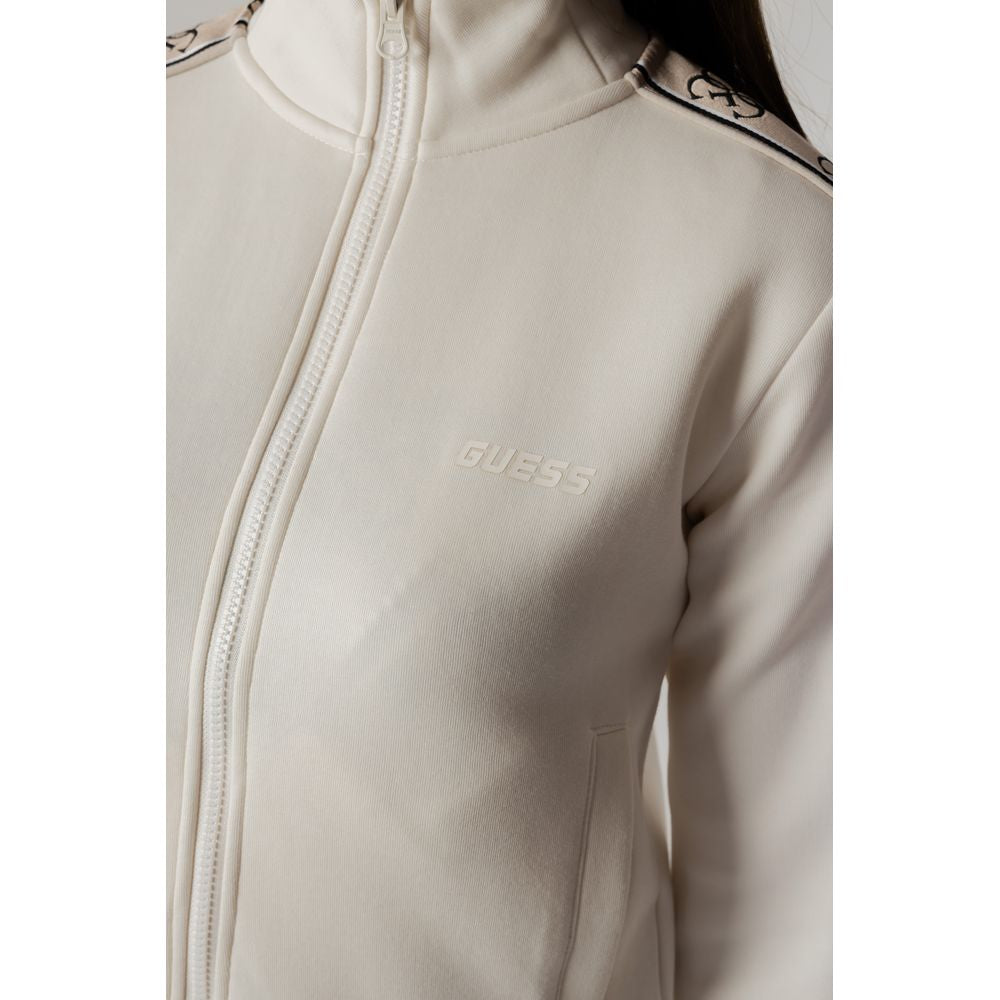 Білий бавовняний светр Guess Active