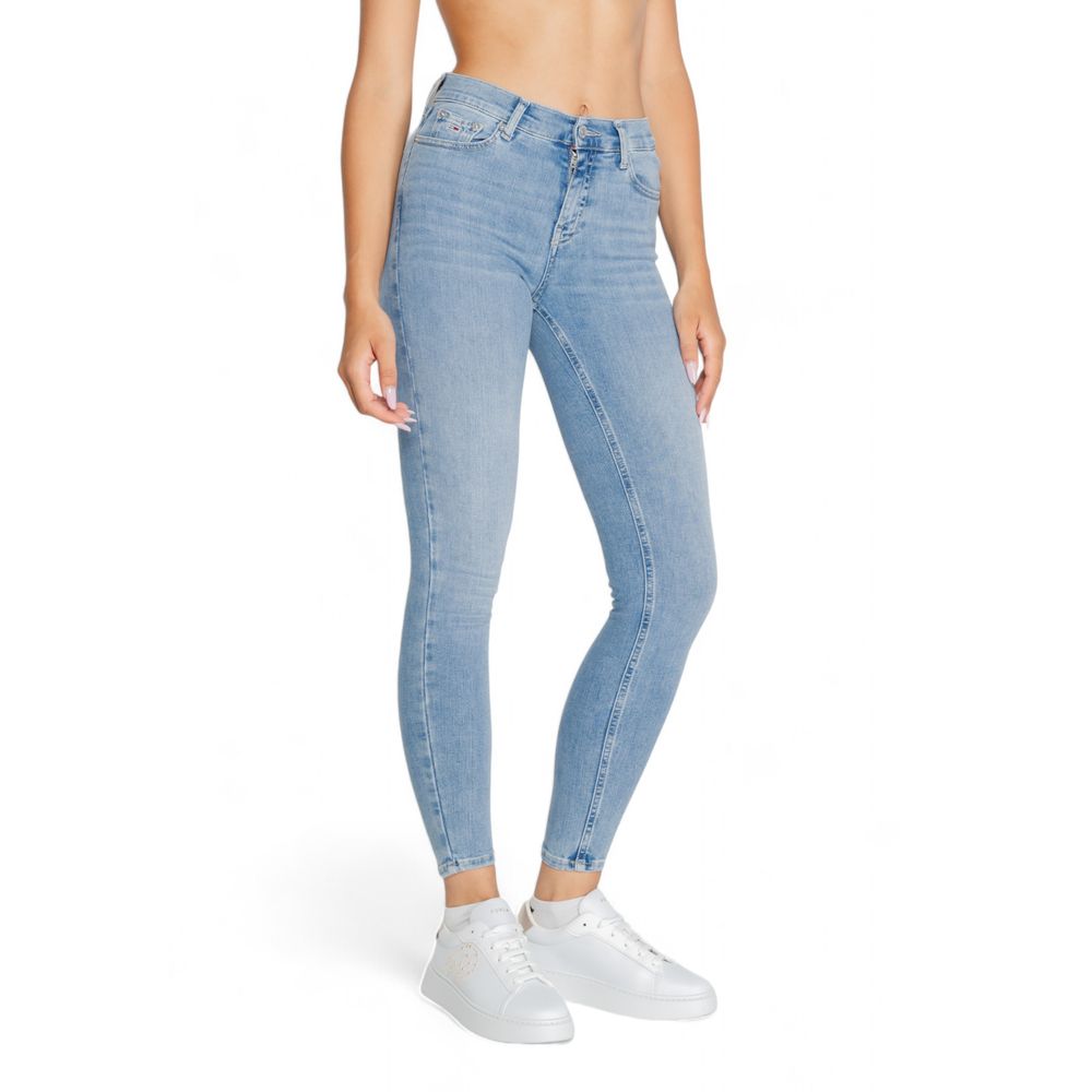 Світло-блакитні бавовняні джинси та штани Tommy Hilfiger Jeans