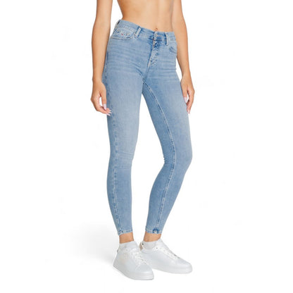 Світло-блакитні бавовняні джинси та штани Tommy Hilfiger Jeans