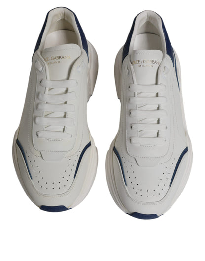 Шкіряні кросівки Dolce &amp; Gabbana White Blue DAYMASTER