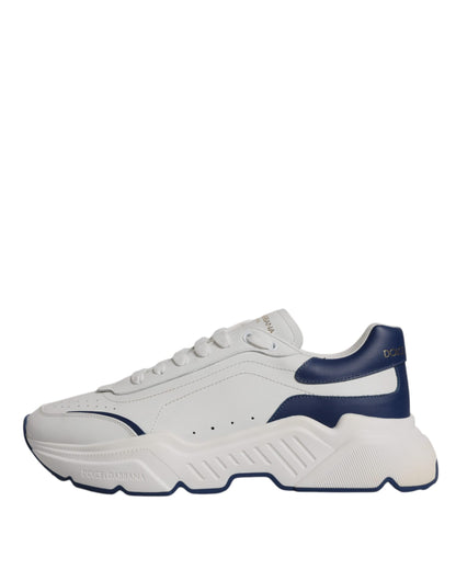 Шкіряні кросівки Dolce &amp; Gabbana White Blue DAYMASTER