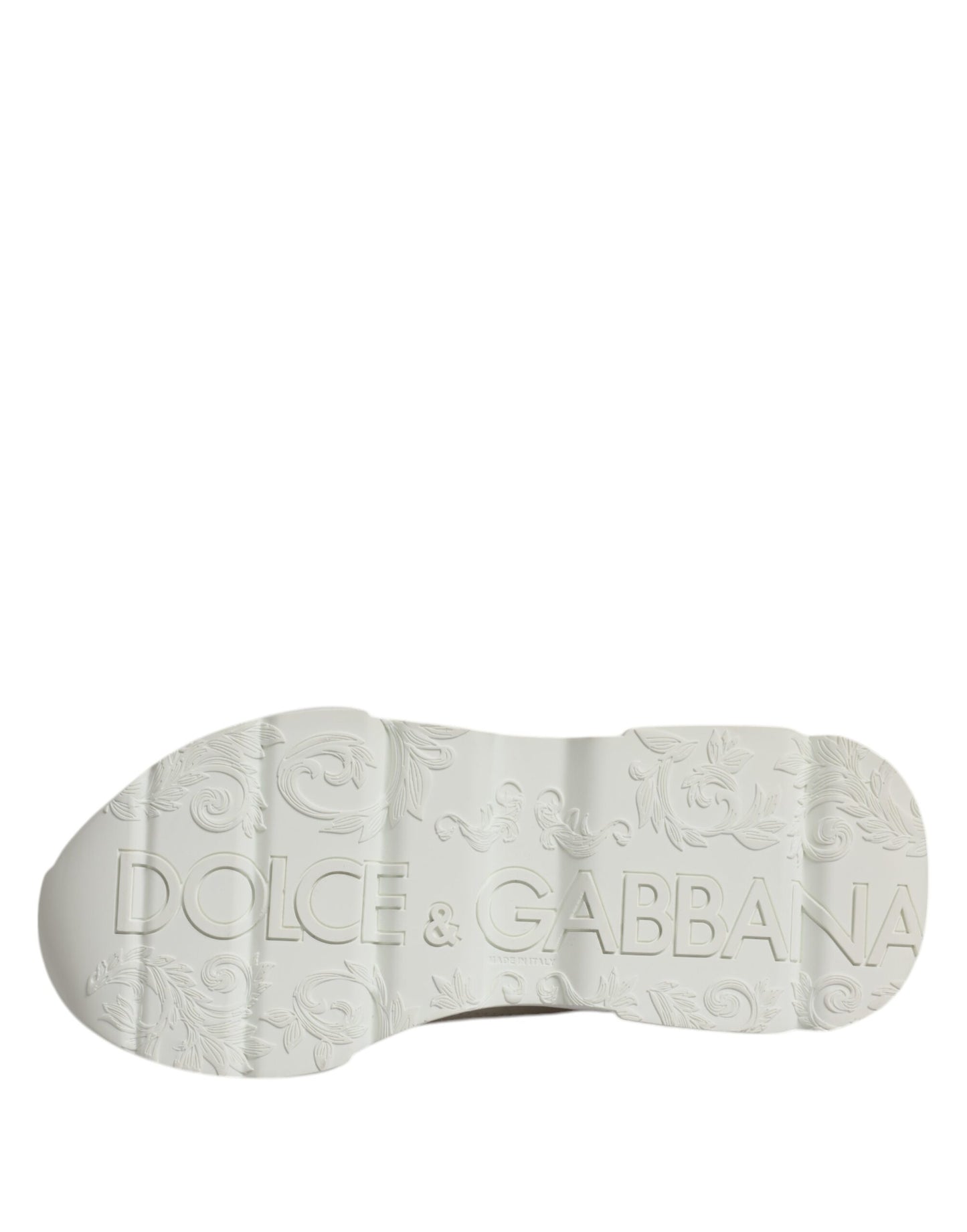 Білі шкіряні низькі кросівки Dolce &amp; Gabbana Daymaster