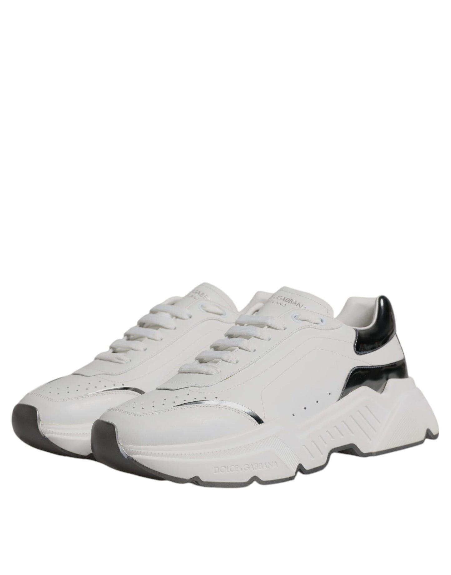 Шкіряні кросівки Dolce &amp; Gabbana White Silver DAYMASTER