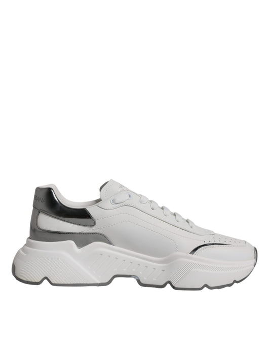 Шкіряні кросівки Dolce &amp; Gabbana White Silver DAYMASTER