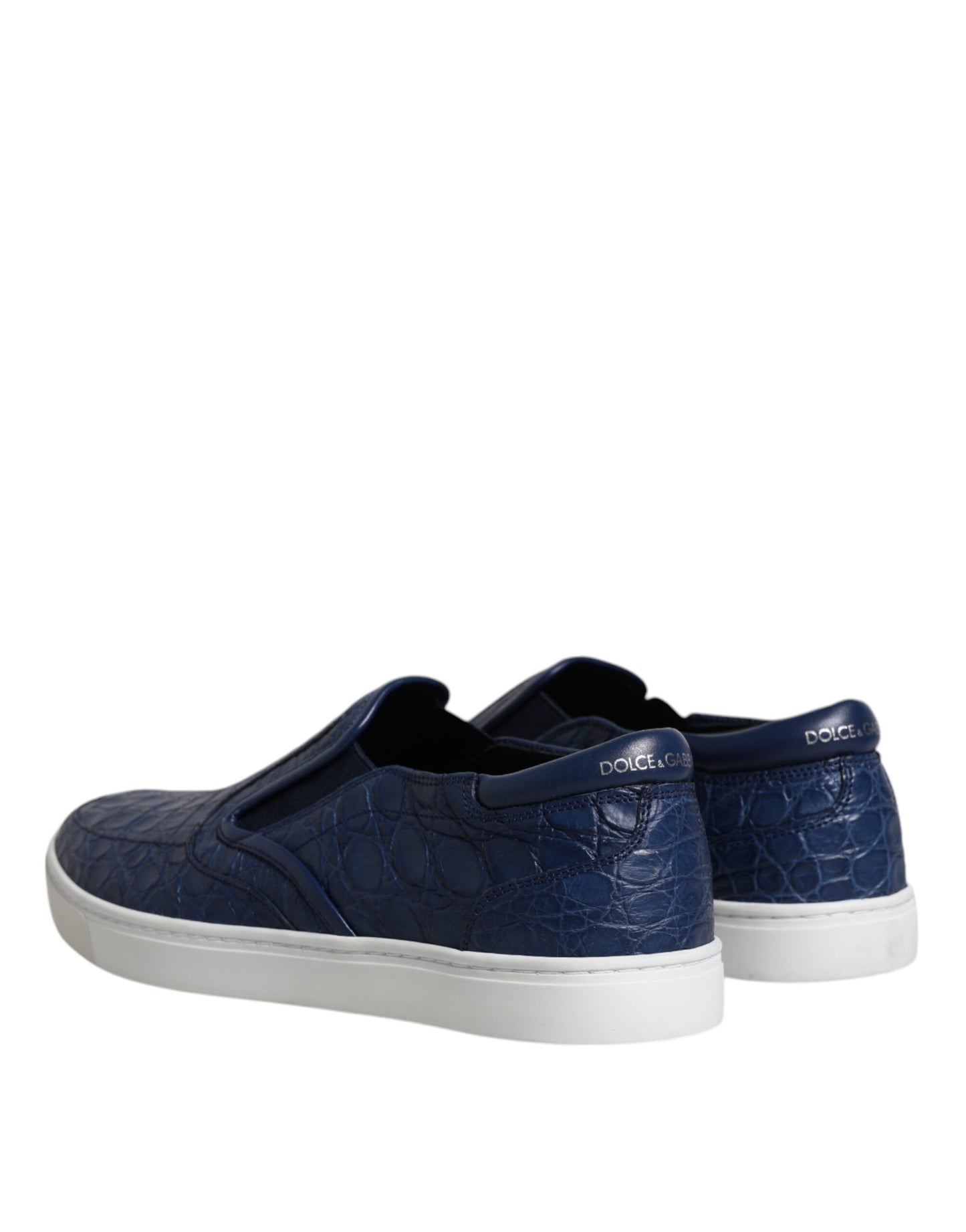 Чоловічі кросівки Dolce &amp; Gabbana Blue Croc Exotic Leather