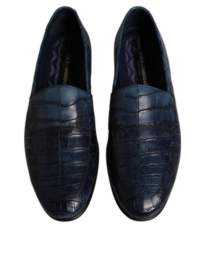 Туфлі Dolce &amp; Gabbana з екзотичних шкіряних мокасинів