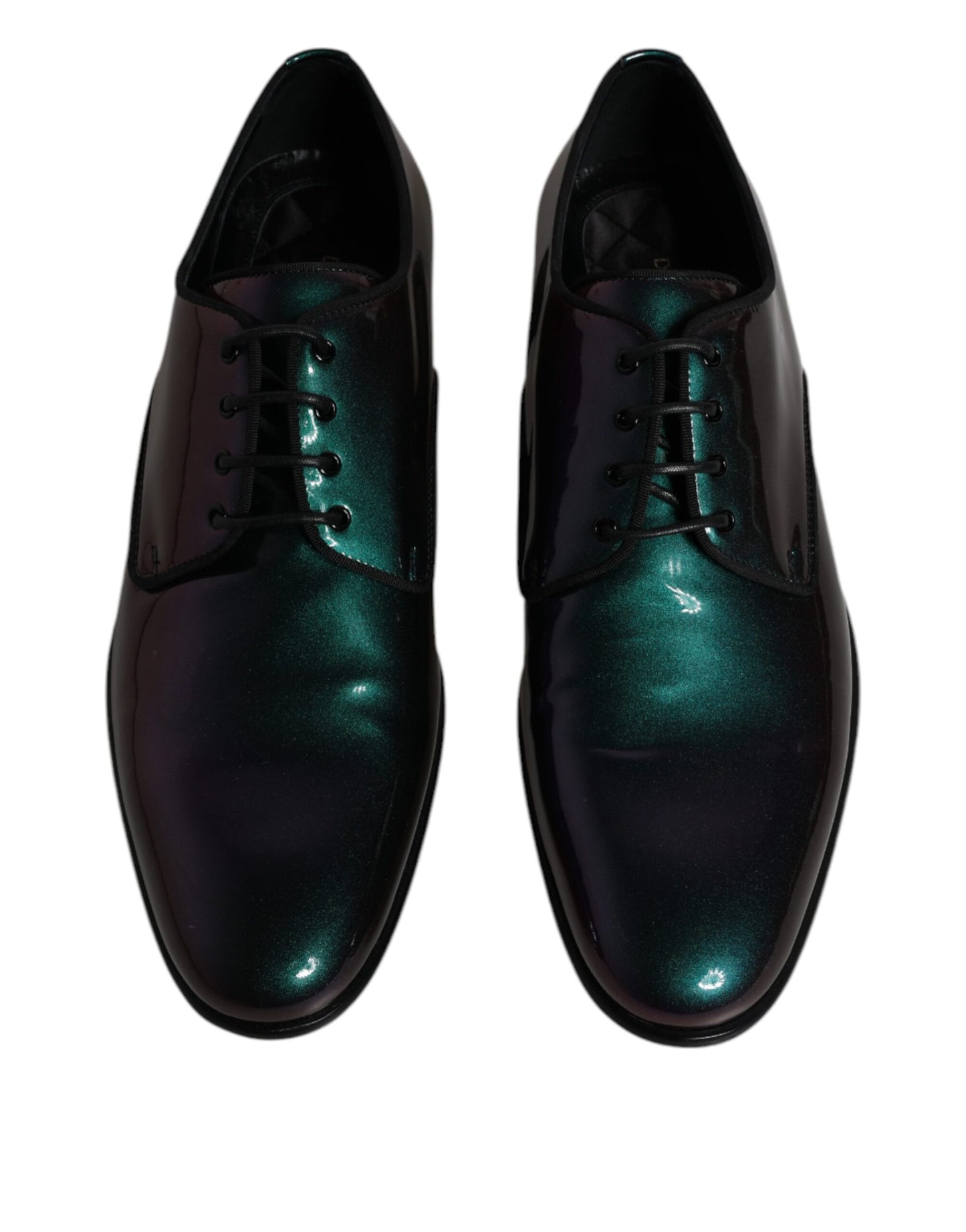 Чоловічі туфлі дербі з лакованою шкірою Dolce &amp; Gabbana Peacock