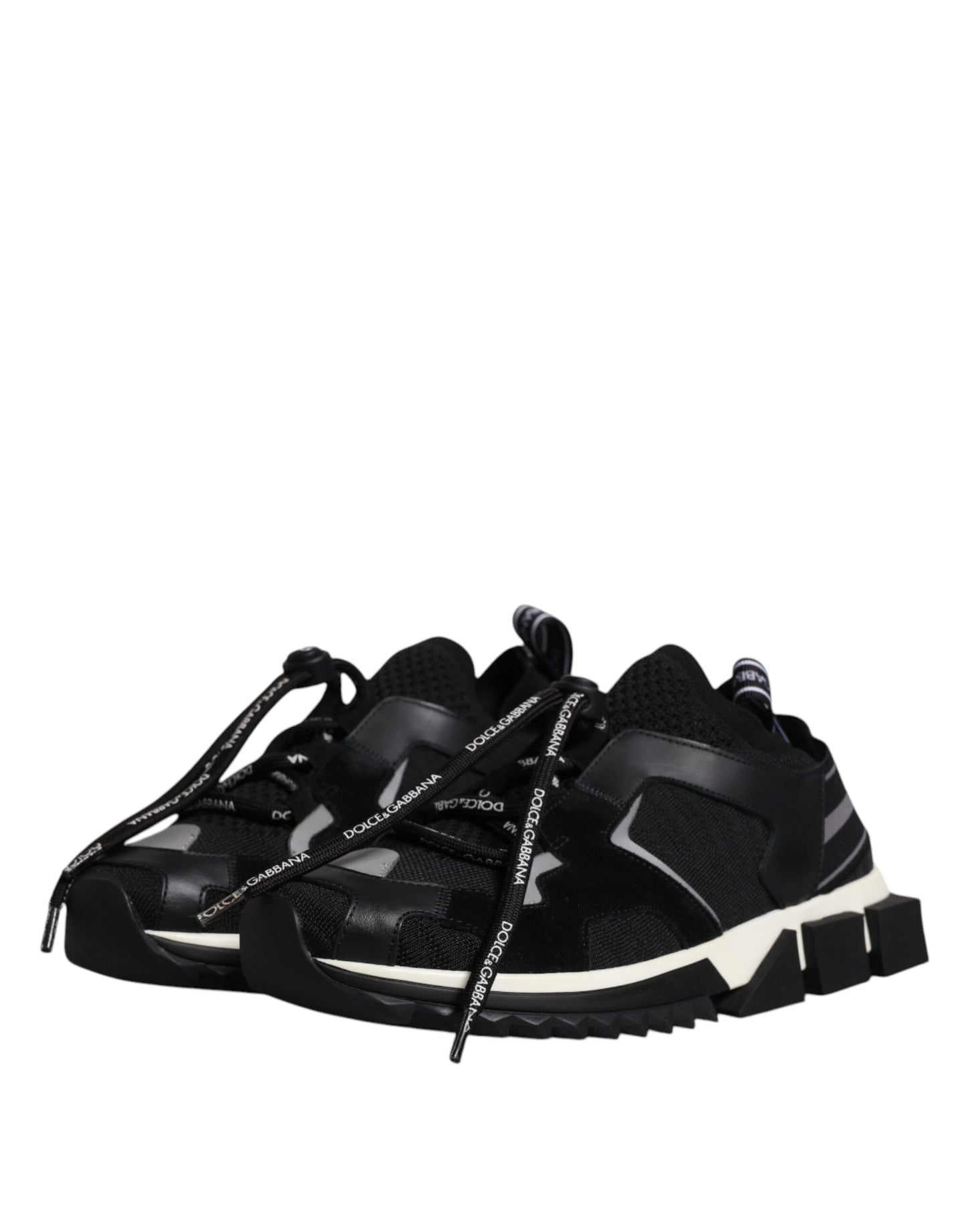 Чоловічі кросівки Dolce &amp; Gabbana Black White Logo Sorrento