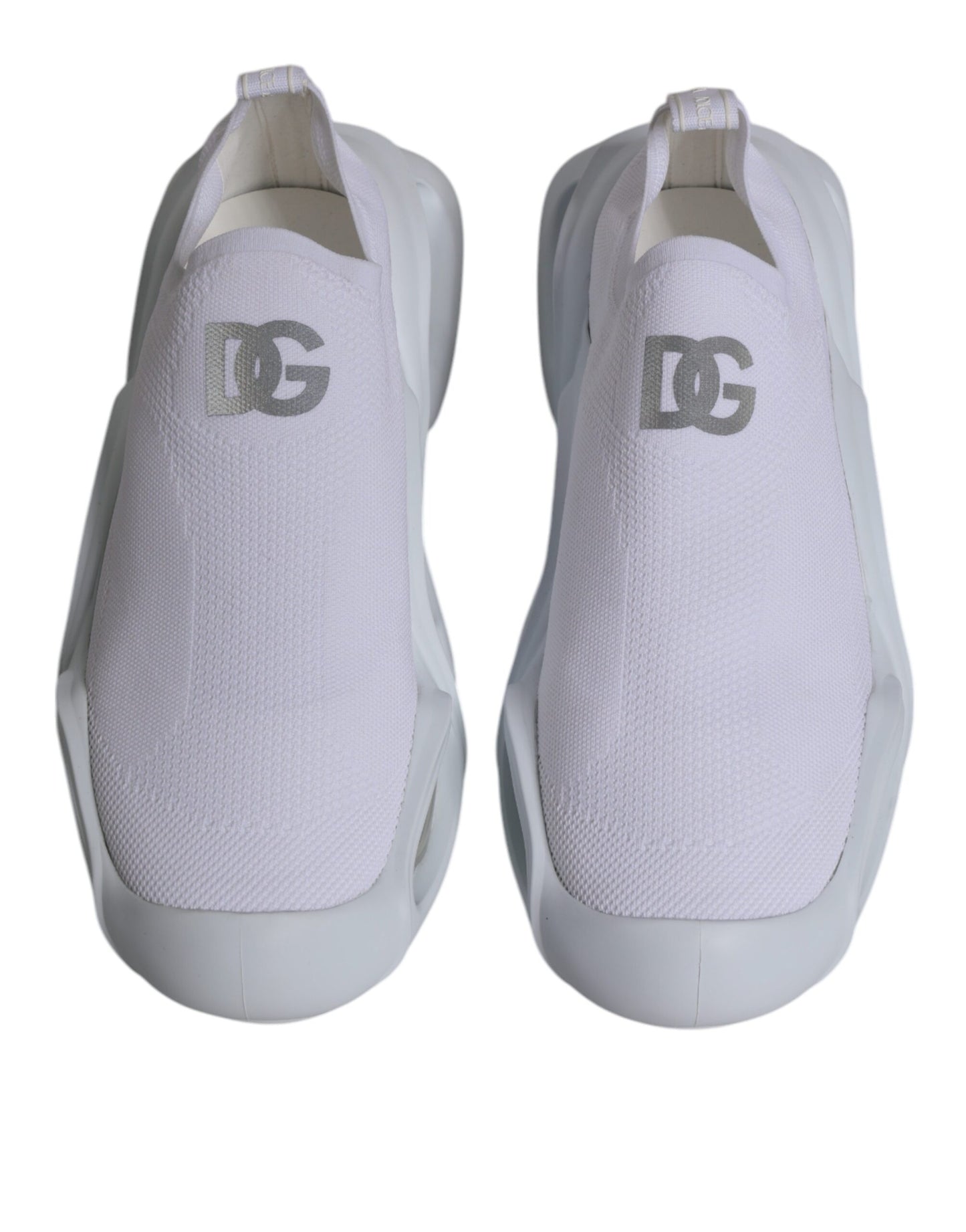 Чоловічі кросівки Dolce &amp; Gabbana White Slip On Wave Low Top