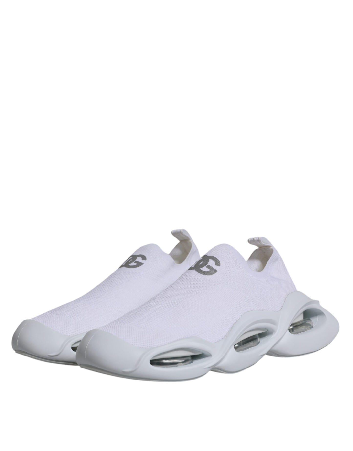 Чоловічі кросівки Dolce &amp; Gabbana White Slip On Wave Low Top