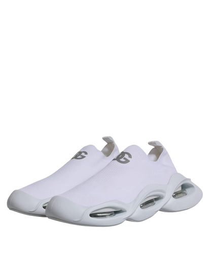 Чоловічі кросівки Dolce &amp; Gabbana White Slip On Wave Low Top