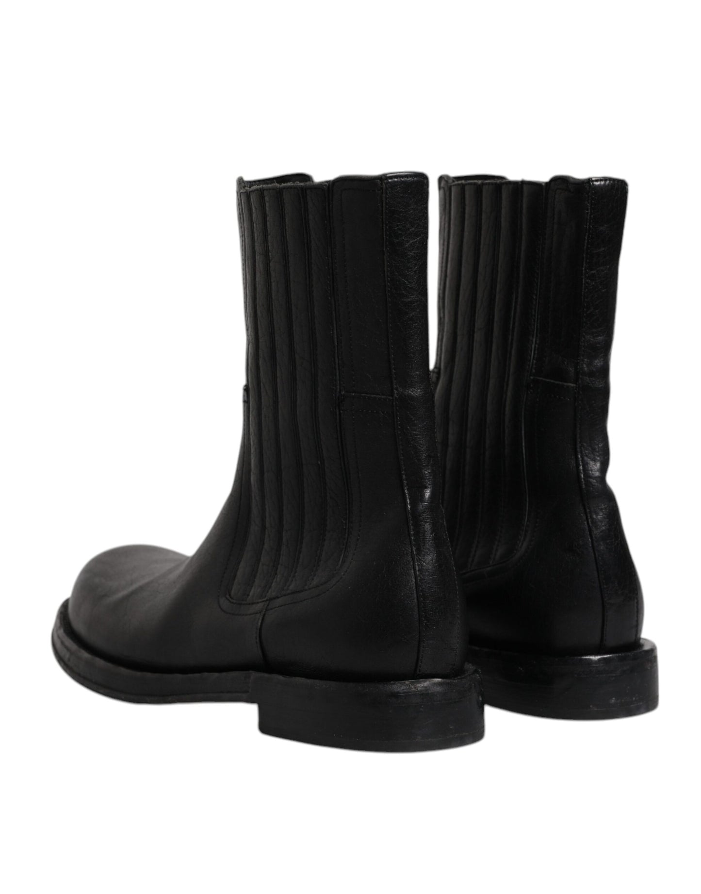 Dolce &amp; Gabbana Black Horse шкіряні черевики до середини гомілки