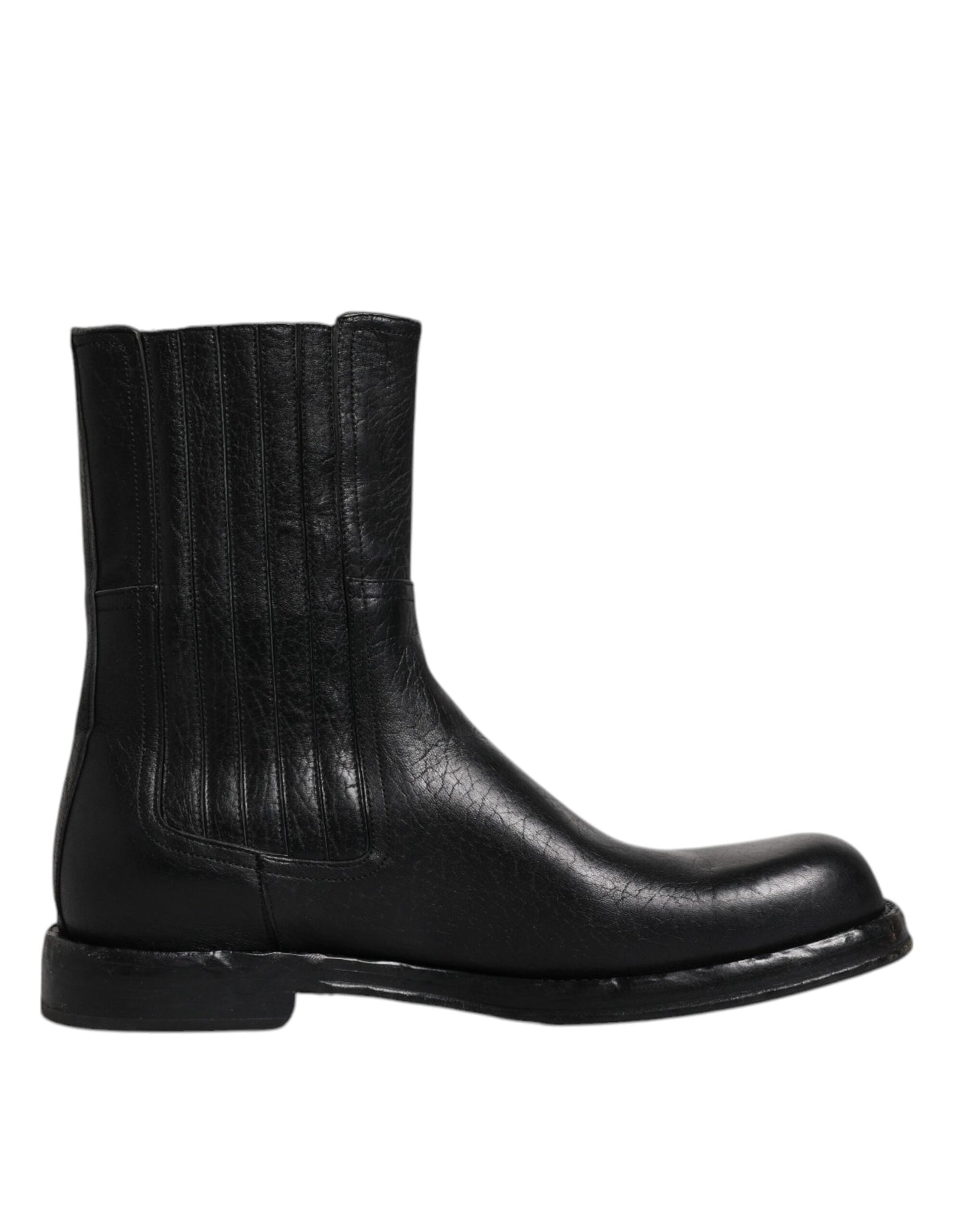 Dolce &amp; Gabbana Black Horse шкіряні черевики до середини гомілки