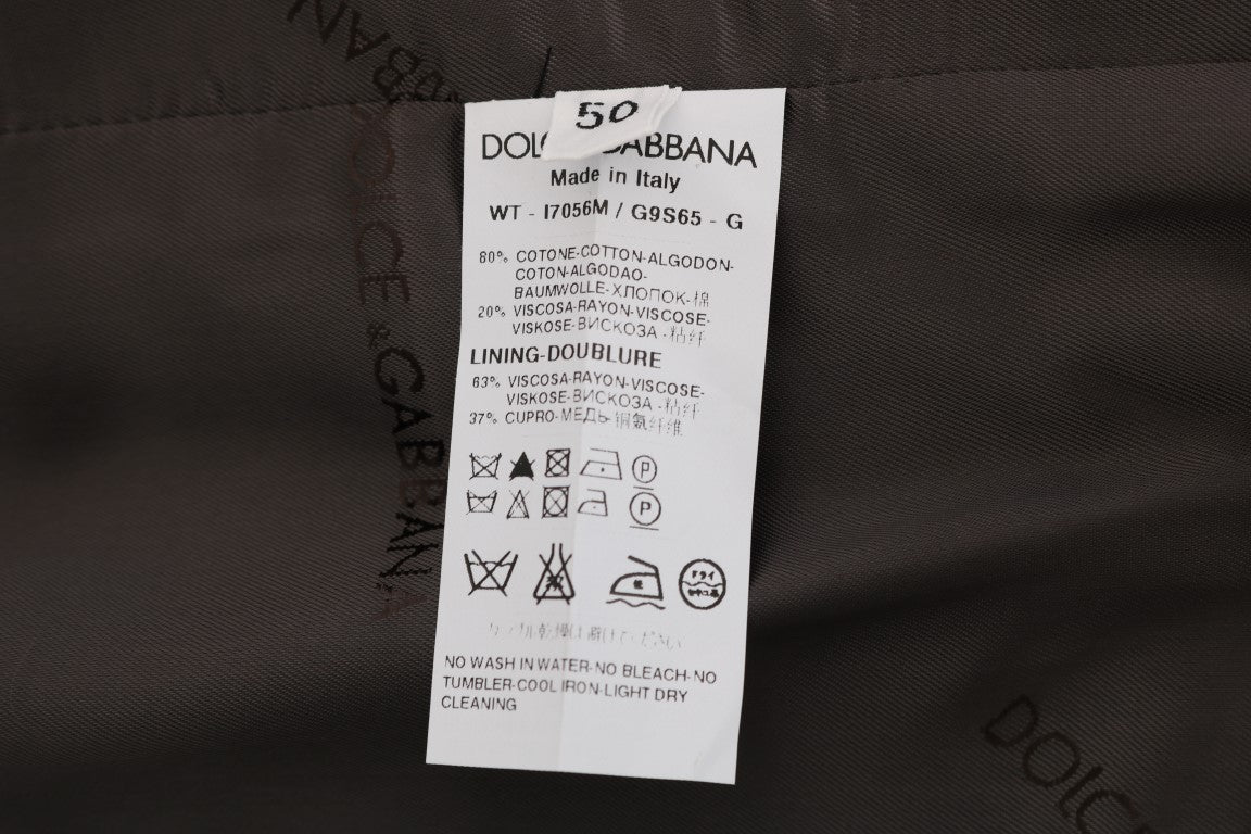 Елегантний смугастий сірий жилет Dolce &amp; Gabbana
