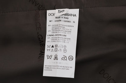 Елегантний смугастий сірий жилет Dolce &amp; Gabbana