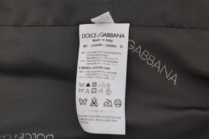 Елегантний жилет Dolce &amp; Gabbana в сіру смужку