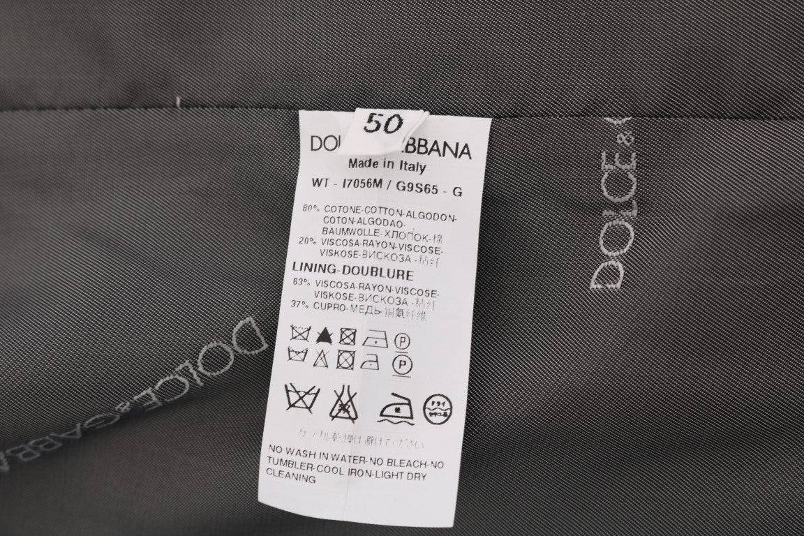 Елегантний смугастий сірий жилет Dolce &amp; Gabbana