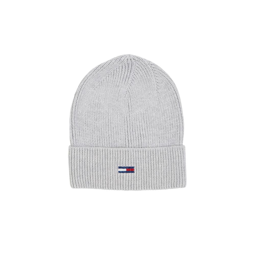 Сіра шапка з органічної бавовни Tommy Hilfiger Jeans