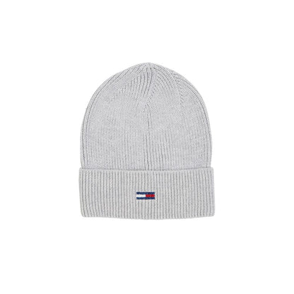 Сіра шапка з органічної бавовни Tommy Hilfiger Jeans