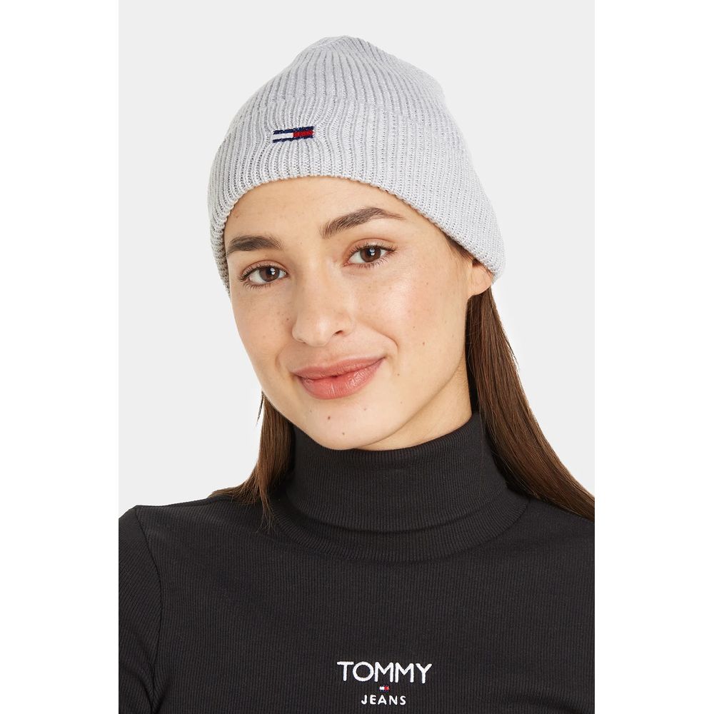 Сіра шапка з органічної бавовни Tommy Hilfiger Jeans