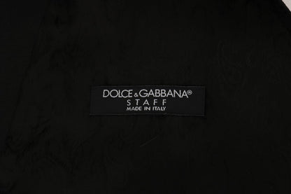 Витончений чорний однобортний жилет Dolce &amp; Gabbana