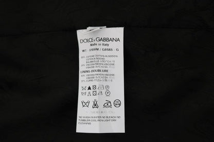 Витончений чорний однобортний жилет Dolce &amp; Gabbana