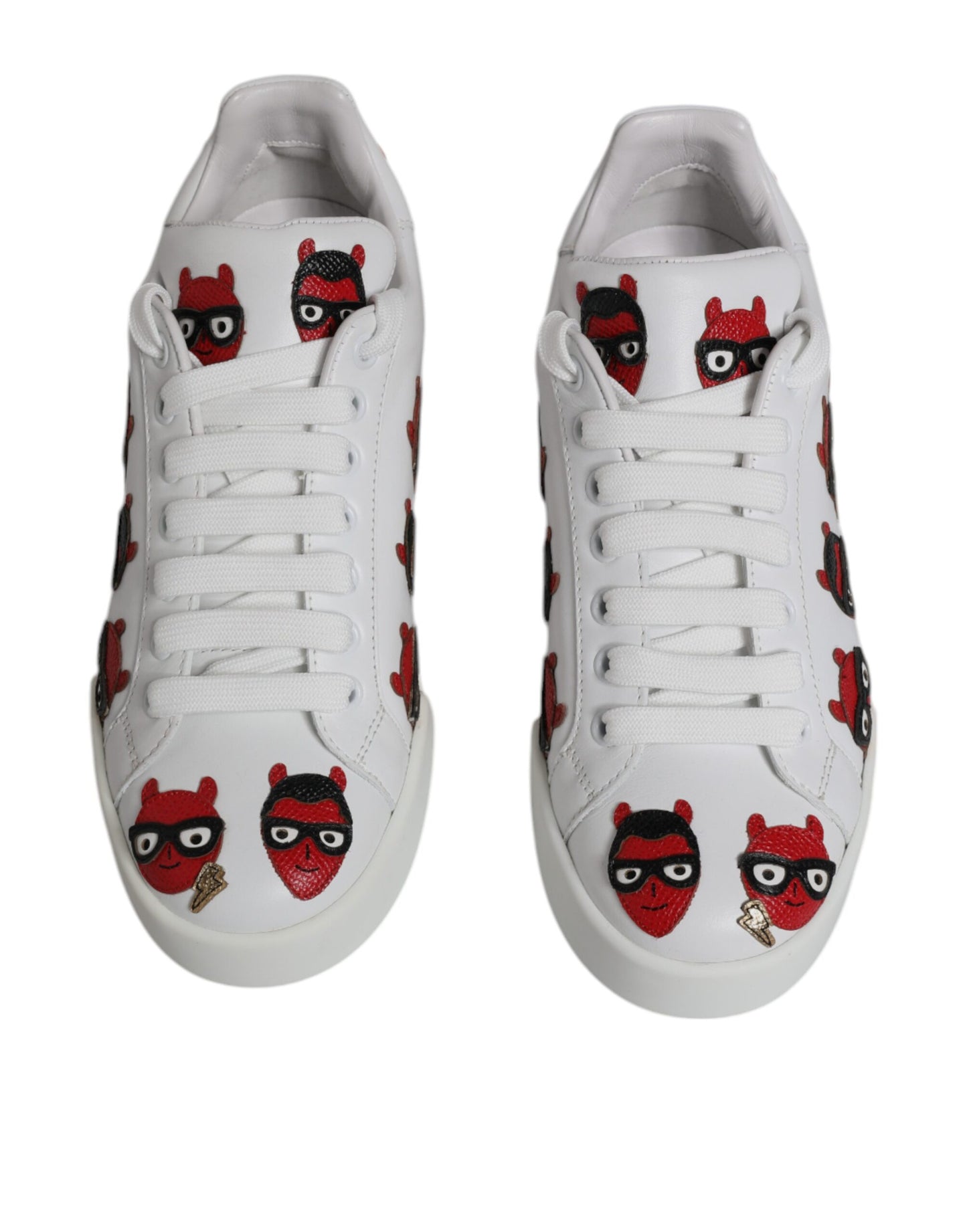 Кросівки Dolce &amp; Gabbana White Devil Face Portofino
