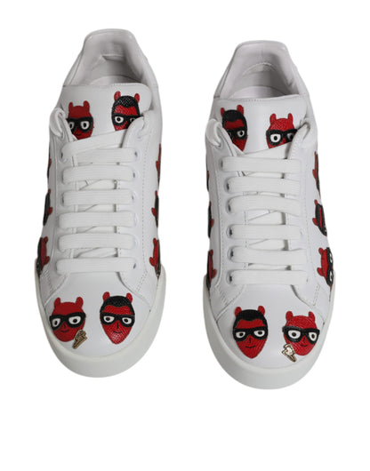 Кросівки Dolce &amp; Gabbana White Devil Face Portofino