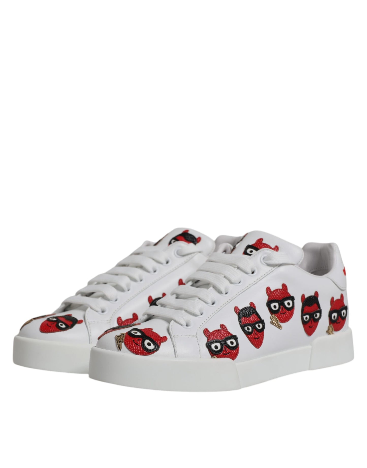 Кросівки Dolce &amp; Gabbana White Devil Face Portofino