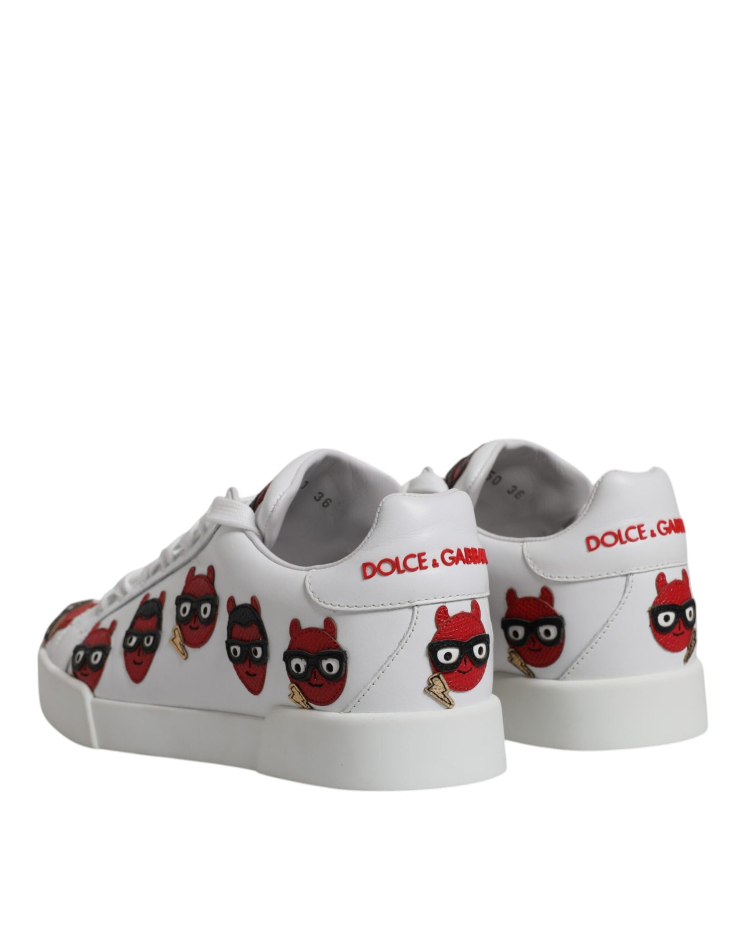 Кросівки Dolce &amp; Gabbana White Devil Face Portofino