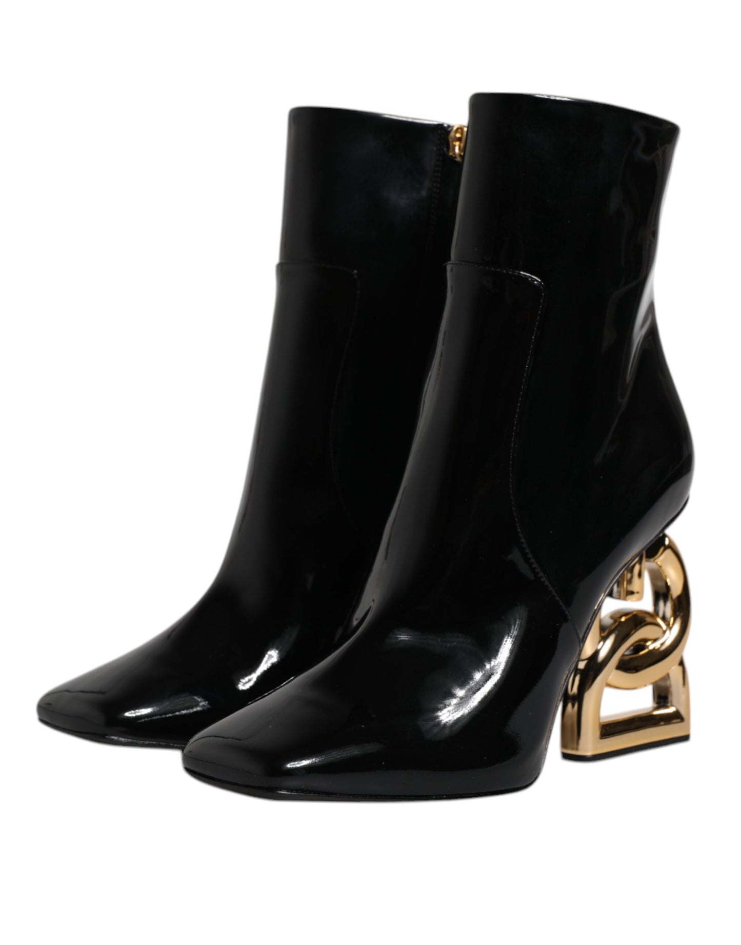 Чорні шкіряні черевики Dolce &amp; Gabbana Jackie