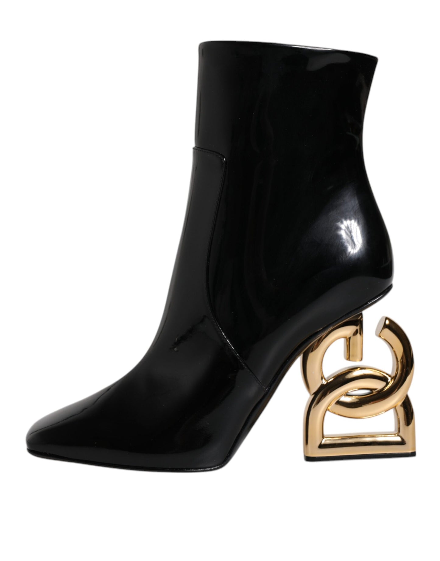 Чорні шкіряні черевики Dolce &amp; Gabbana Jackie