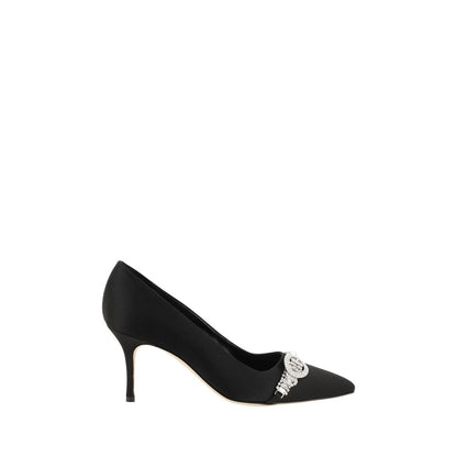 Атласні туфлі Manolo Blahnik Asapump