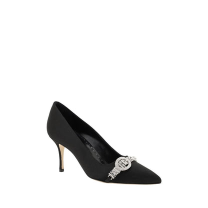 Атласні туфлі Manolo Blahnik Asapump