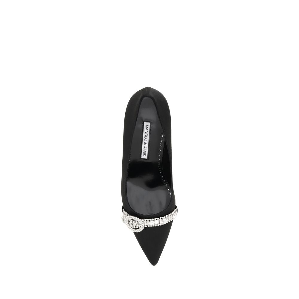 Атласні туфлі Manolo Blahnik Asapump