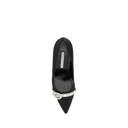 Атласні туфлі Manolo Blahnik Asapump