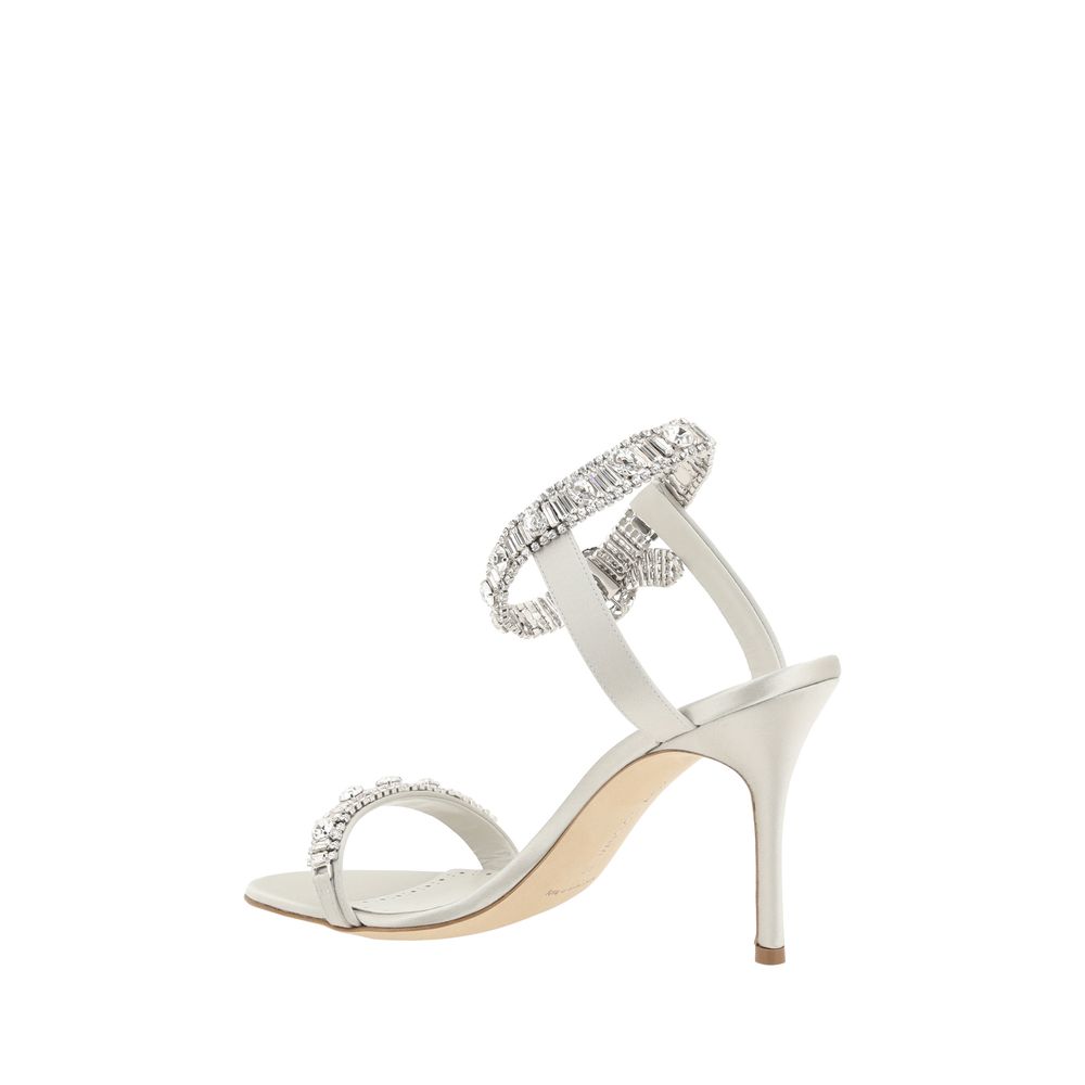 Атласні босоніжки Manolo Blahnik Asasan