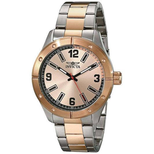 Срібний сталевий годинник Invicta